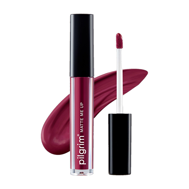 Pilgrim Matte Me Up! All Day Rich Colour Non-Drying And Transfer Proof Liquid Lipstick