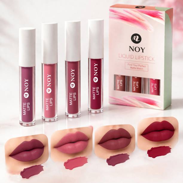 NOY Signature Matte Lipstick Set Waterproof Transfer Proof Long Wear Finish