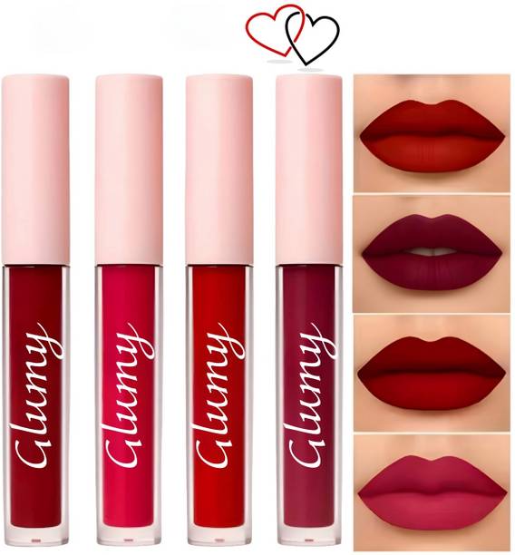 glumy Sensational Ultra Smooth Waterproof Long Lasting Liquid Lipsticks