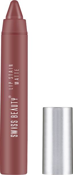 SWISS BEAUTY Stain Matte Lipstick Longlasting Hydrating Lightweight Smooth Finish
