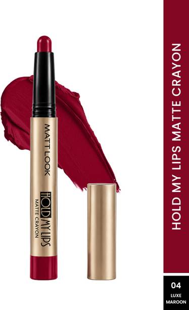 MATTLOOK Hold My Lips Matte Crayon Lipstick | Non-Transfer | Long Lasting Matte Lipstick