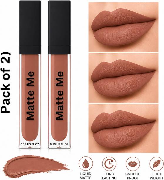 BLUSHIS Matte Liquid Lipstick Combo | Nude Shades |