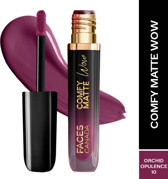 FACES CANADA Comfy Matte Wow Liquid Lipstick | Highly Pigmented | Long Lasting