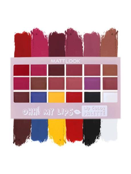 MATTLOOK Ultra Pigmented Forever Matte Lip Color Palette | Long Lasting & Nonsticky
