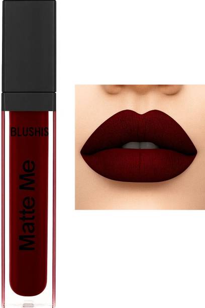 BLUSHIS Non Transfer Smudge Proof Longlasting Sensational Liquid Matte Lipstick