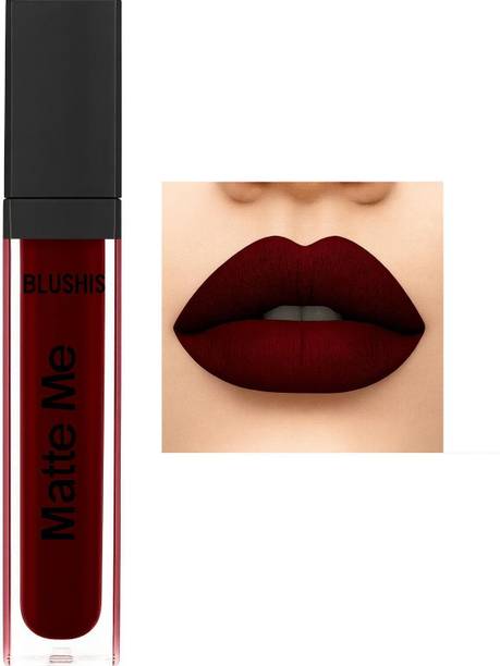 BLUSHIS Non Transfer Smudge Proof Longlasting Sensational Liquid Matte Lipstick