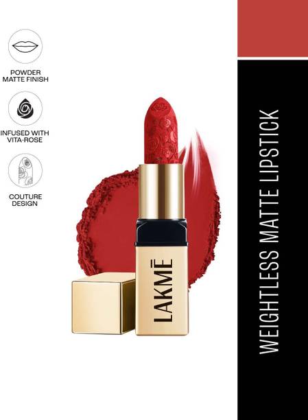 Lakmé Rouge Bloom Powder Matte Bullet Scarlet Rose 209