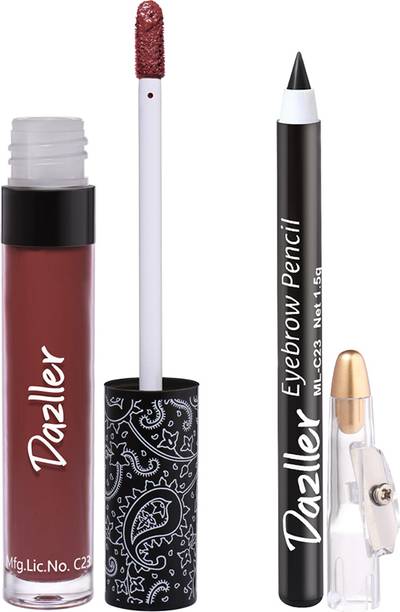 Dazller All Day Lipcolour, Ultra Intense Matte,Smudge-Proof, Lightweight,Up to 8Hrs Stay