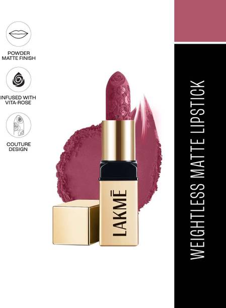 Lakmé Rouge Bloom Powder Matte Bullet Pink Tulip 203