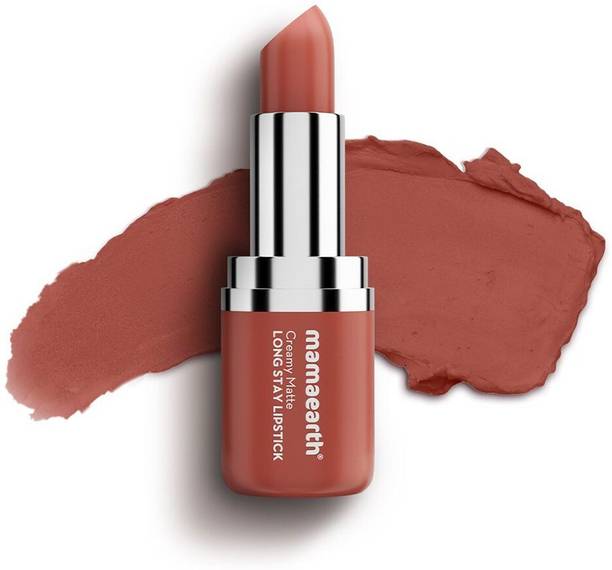 Mamaearth Creamy Matte Long Stay Lipstick with Murumuru Butter and Vitamin E