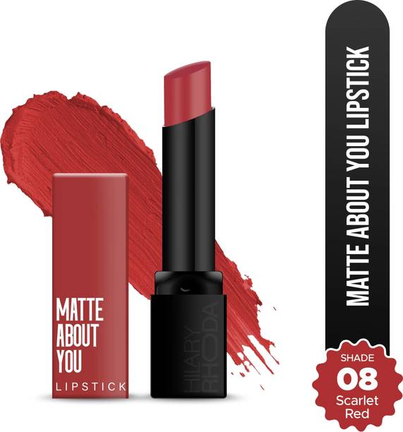 Hilary Rhoda Matte About You Lipstick | Long Lasting & Highly Pigmented | Matte Finish