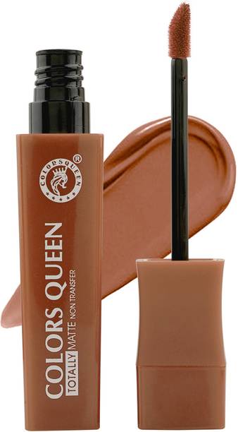 COLORS QUEEN Totally Matte Non Transfer Liquid Lipstick, Long Lasting & Lightweight Formula