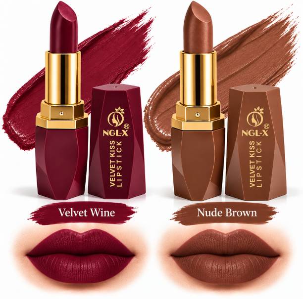 ngl-x Velvet Kiss Lipstick Combo A2