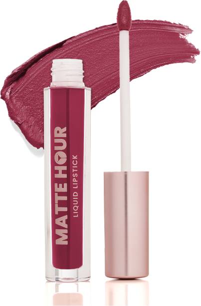 SWISS BEAUTY Matte Hour Liquid Lipstick | Non Transfer | Waterproof | 10H Long Wear