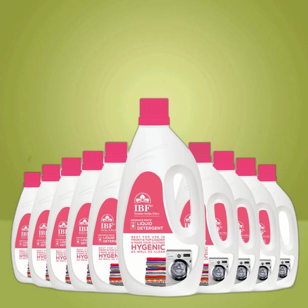 IBF [IBF_LIQUID] FRONT LOAD LIQUID (PACK OF 10) Fresh Liquid Detergent Multi-Fragrance Liquid Detergent
