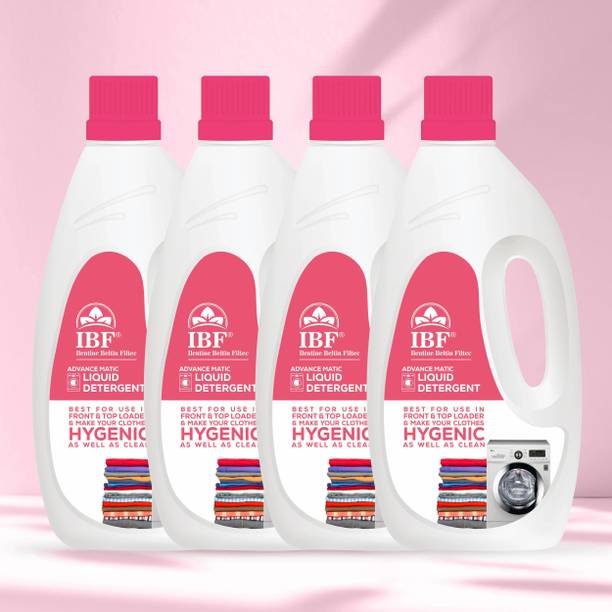 IBF Washing Machine Top Load Liquid Detergent (4 L) Multi-Fragrance Liquid Detergent