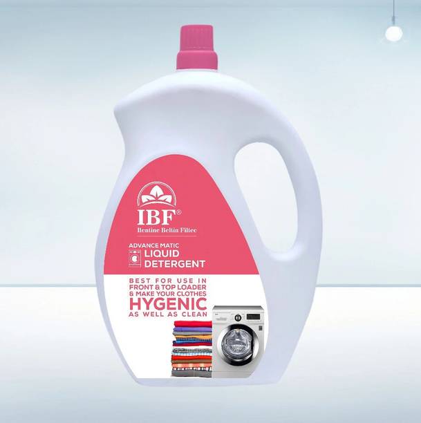 IBF Washing Machine Top Load & Front Load High Quality Pack of 1 Multi-Fragrance Liquid Detergent