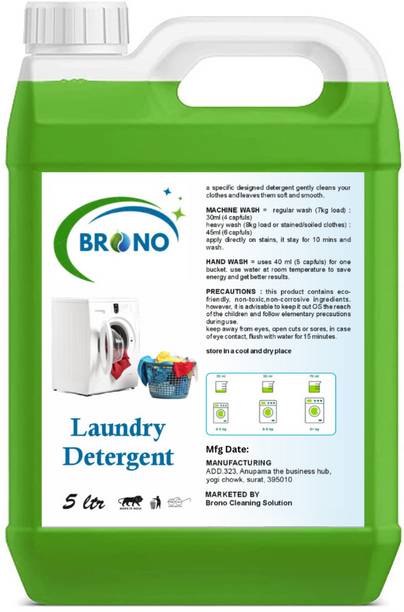 Brono Liquid detergent, Wash detergent for washing machine and Hand Washing Neem Liquid Detergent