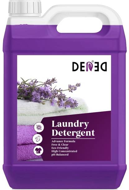 Dened Liquid for Fabric Care Suitable for Top and Front Load Machine and Hand Wash Lavender Liquid Detergent