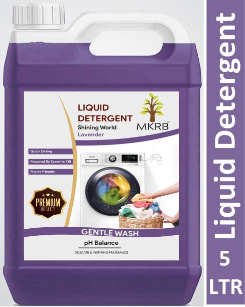 MKRB MALL 5 liter top load and front load liquid detergent, machine, Wash Detergent . Lavender Liquid Detergent