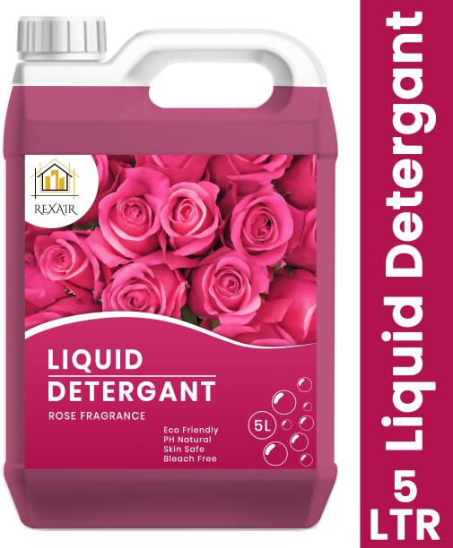 Rexair High-Quality Laundry Liquid, Suitable for Top-Load - Front-Load Washing Machine Rose Liquid Detergent