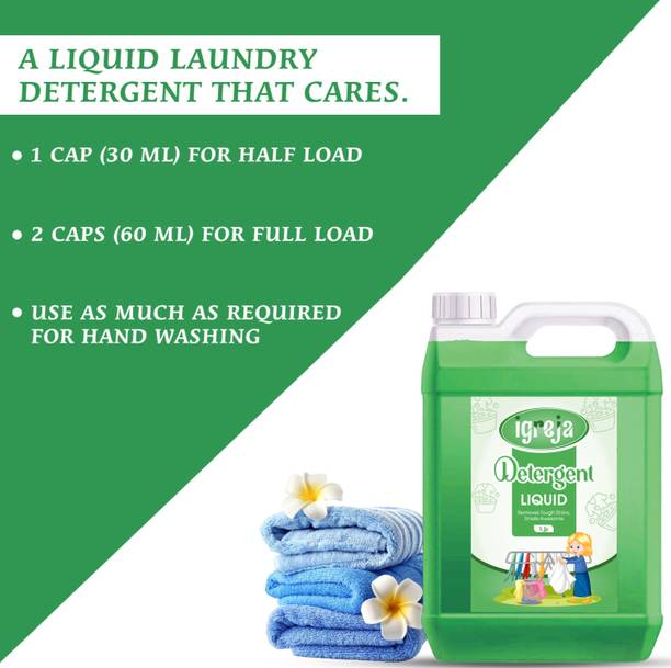 IGREJA Premium Liquid Detergent, Suitable for top load Multi-Fragrance Liquid Detergent