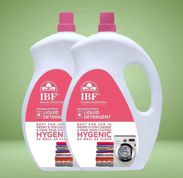 IBF Washing-machine Liquid Combo (Pack of 2) Multi-Fragrance Liquid Detergent