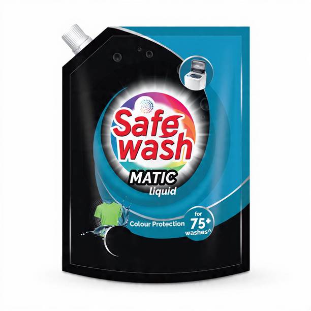 Wipro 1.6 L Safewash Top Load Matic Premium Liquid Detergent Blossom Liquid Detergent