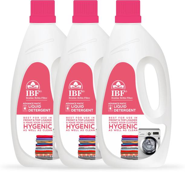 IBF Ilentine Beltin Filtec Of Washing Machine Liquid detergent (pack of 3) Multi-Fragrance Liquid Detergent