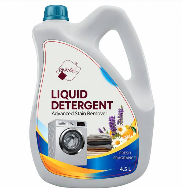 rivansh Power Clean Liquid Detergent | Aqua Fragrance Aqua Liquid Detergent