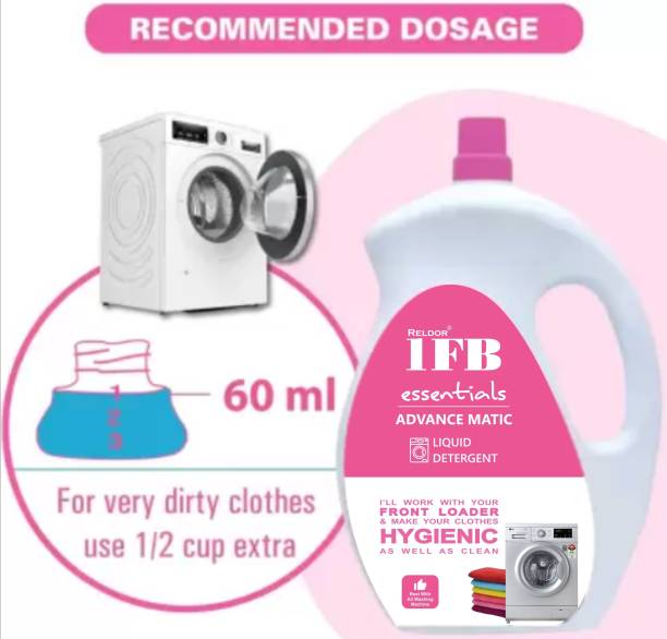 RELDOR NEW 1FB Liquid Detergent for Washing Machine Front Load Top Load Multi-Fragrance Liquid Detergent
