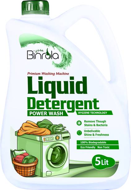 Binrola Liquid Detergent Suitable Detergent for top & front load detergent(Green) Neem Liquid Detergent