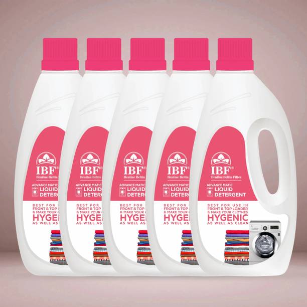 IBF Washing Machine Top&Font Load Liquid Detergent (5 L) Multi-Fragrance Liquid Detergent