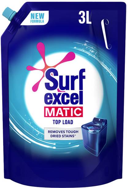 Surf excel Matic Top Load Liquid Detergent Refill pouch, Remove Stains Fresh Liquid Detergent