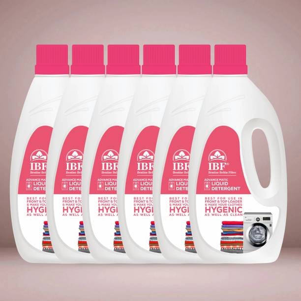 IBF Washing Machine Top&Font Load Liquid Detergent (6 L) Multi-Fragrance Liquid Detergent