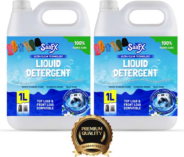 SaaFX All in one combo top load & front load liquid detergent, laundry Detergent Fresh Liquid Detergent