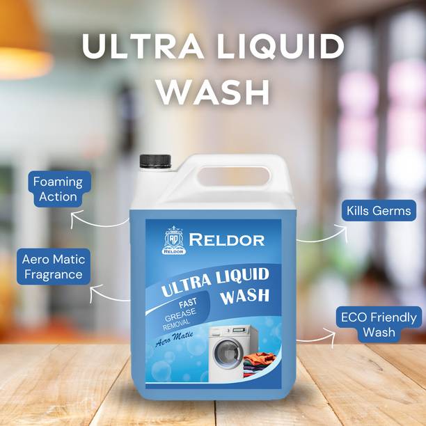 RELDOR Liquid Detergent, Top & Front Load Machine and Hand wash Aqua Liquid Detergent