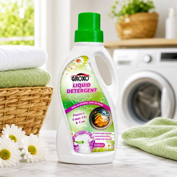 GROXO Deep Wash Detergent | Effective Cleaning | Fresh Scent Lily Liquid Detergent