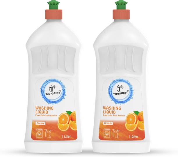 TAAGROR Top Load & Front Load Liquid Detergent, Machine, Wash Detergent (2 L) ORENGE Fresh Liquid Detergent