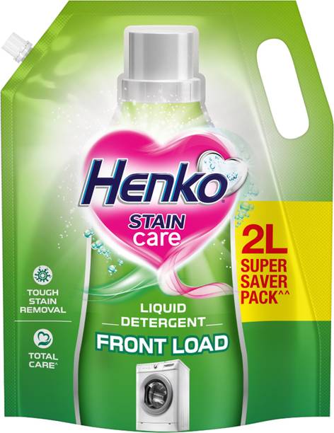 Henko Stain Care Detergent Liquid Front Load Fresh Liquid Detergent 2 L