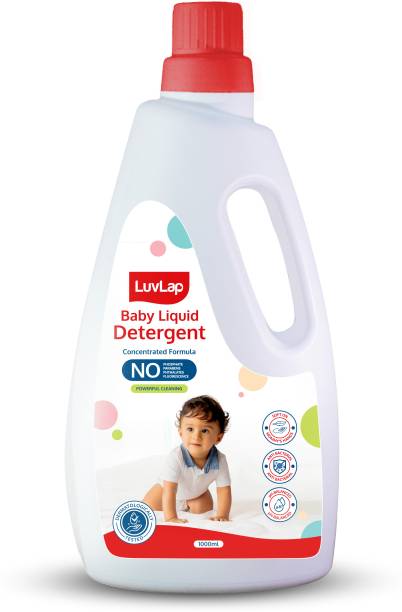 LuvLap Baby Laundry Detergent 1000ml, pH Balanced Dermatologically tested formula Liquid Detergent
