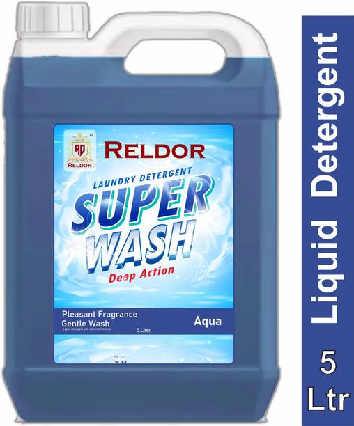RELDOR Premium Liquid Detergent for front load and top load washing machine Aqua Liquid Detergent