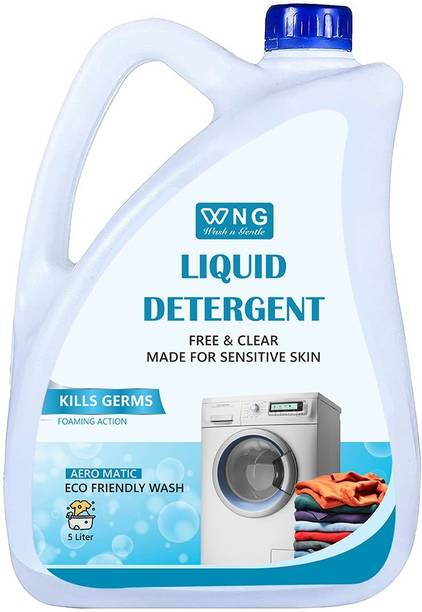 डब्ल्यूएनजी Laundry Liquid for Washing machine | Suitable for handwash also लिक्विड डिटर्जेंट
