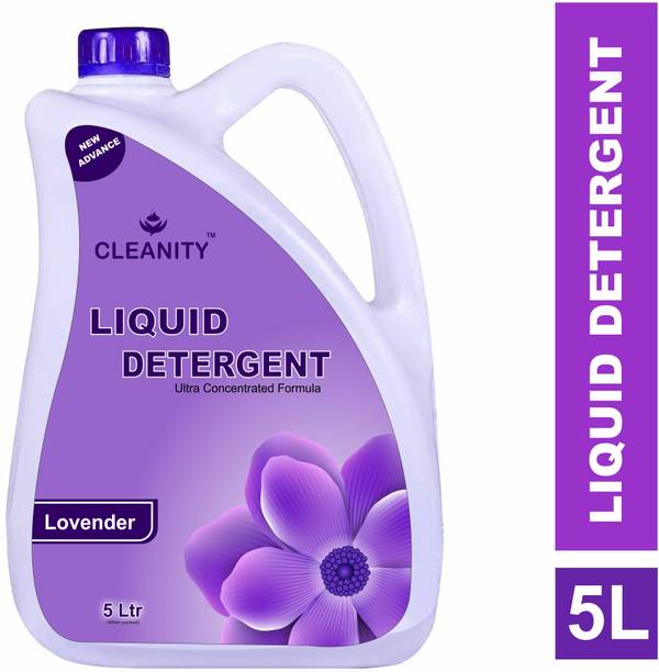 cleanity heavy Liquid Detergent | Concentrated Laundry Liquid for washing machine Lavender Liquid Detergent