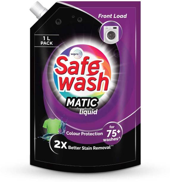 Wipro Front Load Matic Detergent with Santoor Family Pack Blossom Liquid Detergent