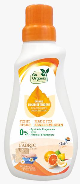Go Organix Liquid Detergent (Organic) Fornt and Top Load Citrus Liquid Detergent