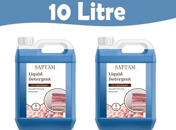 SAPTAM Laundry Liquid for Fabric Care, Suitable for Top-Load and Front Load Machine Lavender Liquid Detergent