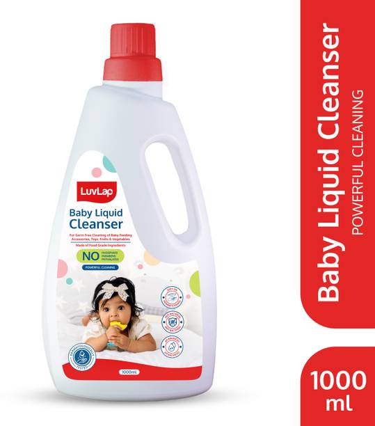 LuvLap Baby Liquid Cleanser 1000ml, For cleaning feeding bottle, cutlery
