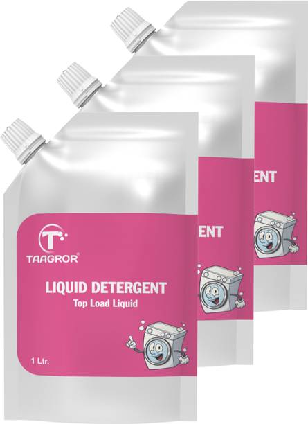 TAAGROR Essentials Fluff Front Load/Top Load Liquid Detergent (Free With Descaler) Multi-Fragrance Liquid Detergent
