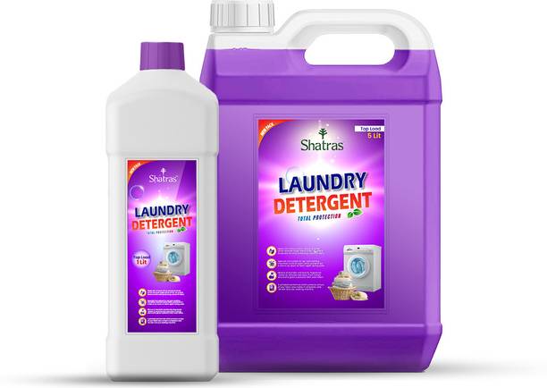 Shatras Bio Cleaning Solutions Natural Laundry Liquid,Caustic Free, Baby Safe, Non Toxic Fresh Liquid Detergent